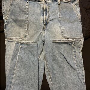 Old Navy High-Rise Super Skinny Jeans - Light Blue